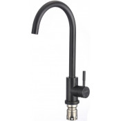 Смеситель для кухни Savol S-SUS3002H черный матовый