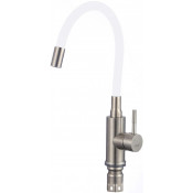 Смеситель для кухни Savol S-SUS6002-02 сатин/белый