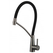 Смеситель для кухни Fmark FS8255Q-01 графит/черный матовый