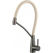 Смеситель для кухни Fmark FS8255Q-12 графит/бежевый