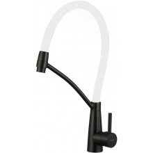Смеситель для кухни Fmark FS8255H-02 черный/белый