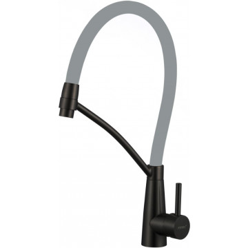 Смеситель для кухни Fmark FS8255H-04 черный/серый