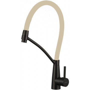 Смеситель для кухни Fmark FS8255H-12 черный/бежевый