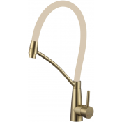 Смеситель для кухни Fmark FS8255C-12 матовое золото/бежевый