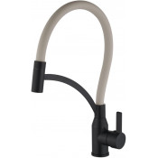 Смеситель для кухни Fmark FS8244H-12 черный/бежевый
