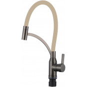 Смеситель для кухни Fmark FS8244Q-12 графит/бежевый