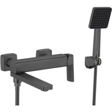 Смеситель для ванны Fmark FS8724-22Q графит