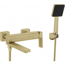 Смеситель для ванны Fmark FS8724-22C матовое золото