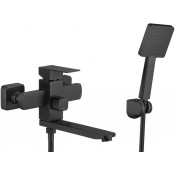 Смеситель для ванны Fmark FS8104H черный матовый