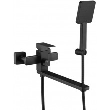 Смеситель для ванны Fmark FS8124H черный матовый