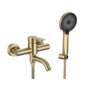 Смеситель для ванны Fmark FS8206C матовое золото