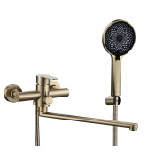 Смеситель для ванны Fmark FS8225C матовое золото