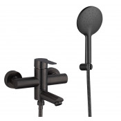 Смеситель для ванны Fmark FS8304H матовый черный