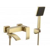 Смеситель для ванны Fmark FS8624-1C матовое золото