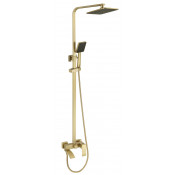 Душевая система Fmark FS8645-1C матовое золото