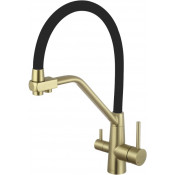 Смеситель для кухни Fmark FS0662-C01 бронза/черный