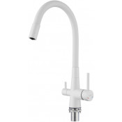 Смеситель для кухни Fmark FS1062-W белый матовый