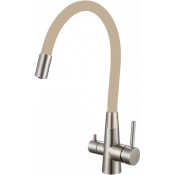 Смеситель для кухни Fmark FS1062-L12 сатин/бежевый