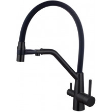 Смеситель для кухни Fmark FS1162-H01 черный матовый