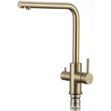 Смеситель для кухни Fmark FS0862C матовое золото