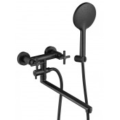 Смеситель для ванны Fmark FS8424H матовый черный