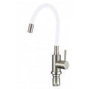 Смеситель для кухни Fmark FS26729-02 сатин/белый