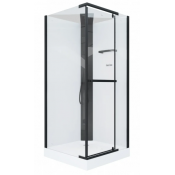 Душевая кабина Cerutti SPA Mimi 90B 90х90 прозрачное/черный