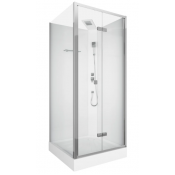 Душевая кабина Cerutti SPA Bella 90T 90х90 прозрачное/черный