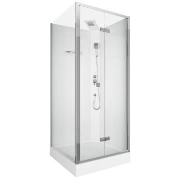 Душевая кабина Cerutti SPA Bella 90T 90х90 прозрачное/черный