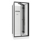 Душевая кабина Cerutti SPA Bella 90B 90х90 прозрачное/черный