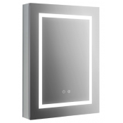 Зеркало-шкаф Aquatek AQ7504-MLC 50 с подсветкой хром