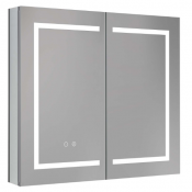 Зеркало-шкаф Aquatek AQ7804-MLC 80 с подсветкой хром