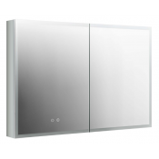 Зеркало-шкаф Aquatek AQ7103B-MLC 100 с подсветкой хром