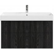Тумба под раковину Vod-ok Лоренцо 100 абрикос графит