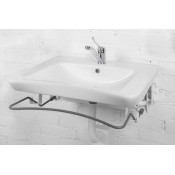 Комплект (Раковина МГН, пневматическое крепление, смеситель, сифон) H12