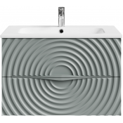 Тумба под раковину Vod-ok Эйфория F1 80 мышино-серый