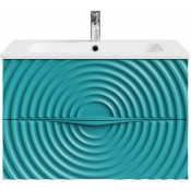 Тумба под раковину Vod-ok Эйфория F1 80 водная синь RAL 5021