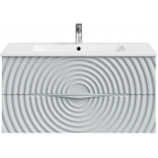 Тумба под раковину Vod-ok Эйфория F1 100 серое окно RAL 7040