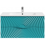 Тумба под раковину Vod-ok Эйфория F1 100 водная синь RAL 5021