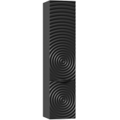 Шкаф-колонна Vod-ok Эйфория F1 35 R черный янтарь