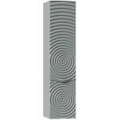 Шкаф-колонна Vod-ok Эйфория F1 35 R мышино-серый RAL 7005