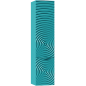 Шкаф-колонна Vod-ok Эйфория F1 35 R водная синь RAL 5021