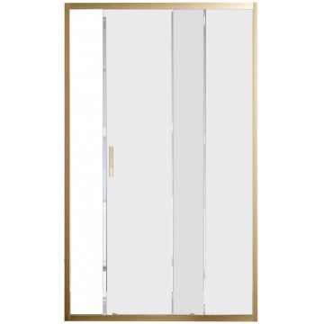 Душевая дверь Vincea Alpha VDS-3AL130CLG брашированное золото/прозрачное