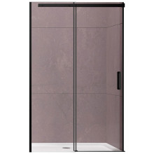 Душевая дверь Vincea Dice VDS-4D130CLB 130 черный/прозрачное