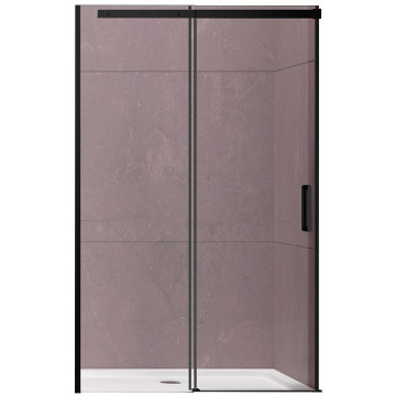 Душевая дверь Vincea Dice VDS-4D130CLB 130 черный/прозрачное