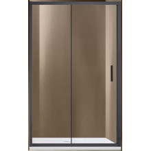Душевая дверь Vincea Garda VDS-1G130CLGM 130 вороненая сталь/прозрачное