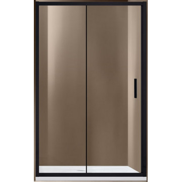 Душевая дверь Vincea Garda VDS-1G135CLB 135 черный/прозрачное