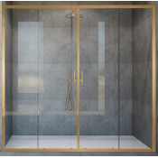 Душевая дверь Vincea Garda VDS-1G2170CLG 170 брашированное золото/прозрачное