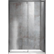 Душевая дверь Vincea Lugano VDS-1L120CLGM-1 120 вороненая сталь/прозрачное