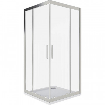 Душевой уголок Good Door Cofe CR-90-C-CH КФ00026 90x90 профиль хром стекло прозрачное